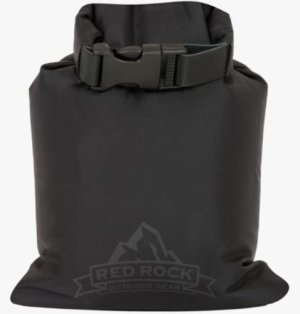 Red Rock Gear 80190BLK Waterproof Roll Top Dry Bag 1L