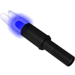NAP Thunderglo NAP-ILLN-BL-3PK Lighted Nocks Blue LED Universal 3-Pack