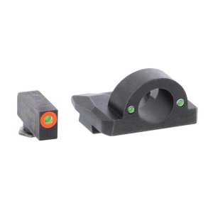 AmeriGlo GL-225 Ghost Ring Night Sight Set Glock 17-39 Orange Outline