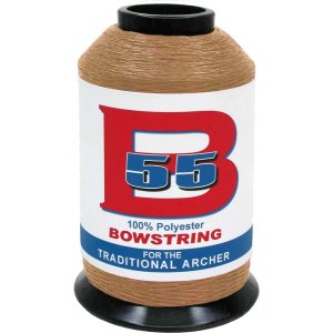 BCY B55 Bowstring Material - Medium Brown/Tan 1/4 lb.