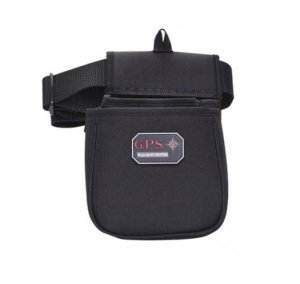 GSM Outdoors GPS-960CSP Double Shell Pouch Adjustable Web Belt Black