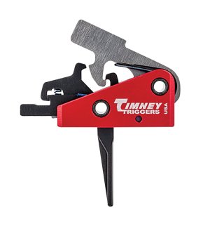 Timney Triggers 662S-ST Targa 2-Stage AR Trigger 2 lbs Black/Red