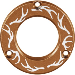 Axcel Driver Hubcap ADVR-HUB-CTEAN Coyote Tan Elk Antlers Engraving