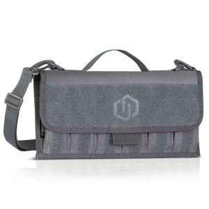 Savior Equipment Single Shoulder Sling 6 Magazine Pistol Pouch - Gray