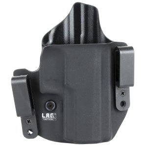 L.A.G. Tactical Defender Fits SIG P320 Compact 9/40 RH OWB/IWB Blk Holster