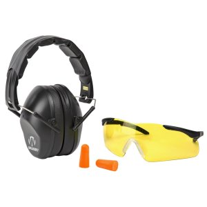 Walker's GWPFPM1GFP Pro Low Profile Passive Muff Kit 31dB Orange