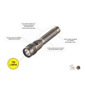 Streamlight 74612 Strion DS HL Flashlight 700 Lumens Dual Switch Rechargeable