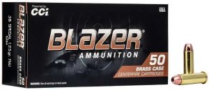 CCI Blazer Brass .38 Special 125 Grain FMJ Flat Nose 50rd Box