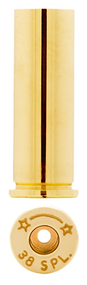 HSM 38EUP100 Unprimed .38 Special Brass Cases 100-Pack