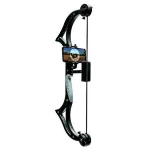 AccuBow Nano 01 Black Virtual Archery System, 4-45 lbs, 2.4 lbs, Ambidextrous