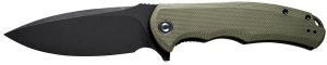 Civivi Praxis C803F OD Green G10 Handle Black Blade 3.75 In
