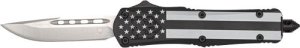 Cobratec Knives Small FS3 OTF 2.75In Blackout Drop Non-Serr
