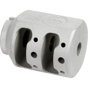 Midwest Industries MI-ALPHA-TBM14X1LH Stainless Tank Brake M14x1LH Matte