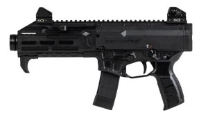 CZ-USA 91431 Scorpion 3+ 9mm Luger 20+1 7.80" Black Threaded Barrel...