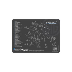 Cerus Gear Sig Sauer P220 Handgun Mat 17x12 Gray HM-SIG-220-SCH-GRY