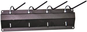 Berry's 52672 Gun Safe Pistol Rack Black Holds 4 Pistols