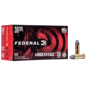 Federal American Eagle 38 Special 158Gr Lead Round Nose 50rd/Box Ammo AE38B