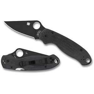 Spyderco Para 3 Knife Cobalt Blue G-10 CPM SPY27 C223GPCBL