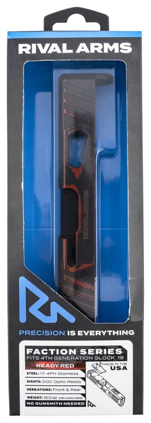 Rival Arms RA-RA12G206A Glock 19 Gen4 Slide 17-4 Stainless Cerakote