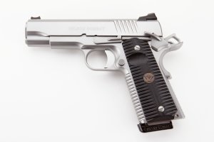 Wilson Combat ACP-COM-9-SS 9mm 4.25 In Stainless Single Action 11-Rounds