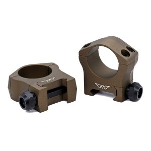 Warne Mountain Tech 7201BB 1" Medium Rings Burnt Bronze Cerakote