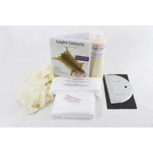 Minnesota Trapline Melby-TK Tanning Kit with Oil Powder Scraper Gloves