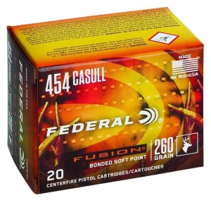 Federal Fusion F454FS1 .454 Casull 260 Grain Soft Point 20 Rounds