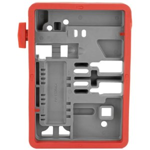 REAL AVID Master For AR Style Rifles Red/Gray Bench Block (AVAR15MBB)