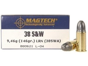 Magtech Ammunition 38SWA 38 S&W 146gr Lead Round Nose 50rd Box