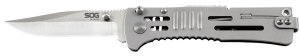 SOG SlimJim SJ31CP 3.18 In Blade AUS-8A Satin SS Handle