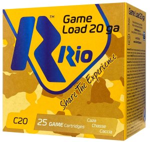 Rio Ammunition RC206 20 Gauge Game 2.75In 1oz 6 Shot 25/Box