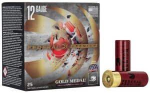 Federal GMT111 7.5 Gold Medal 12GA 2-3/4" 1oz 1290fps #7.5 Shotshells 25rd
