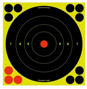 Birchwood CASEY Shoot-N-C 8in Bull's-Eye 30 Targets 360 Pasters (34825-30)