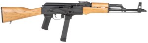 Century Arms WASR-M 9mm AK-47 Rifle, Wood Stock, 16.25" Barrel
