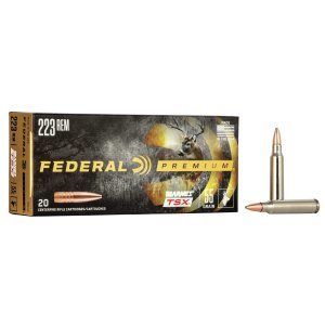Federal P223S Premium 223 Rem 55 gr Barnes TSX 20 Per Box/ 10 Cs