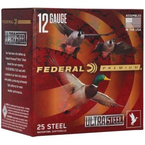 Federal PWUX13424 Ultra Steel 12GA 3.5" 1.5oz Shot 2&4 25/Box