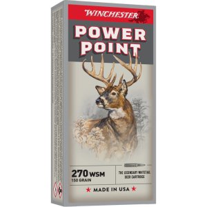 Winchester Ammo X270WSM Super X 270 WSM 150gr 3150fps Power-Point 20 Bx/10