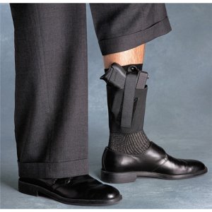 Galco Gunleather Cop Ankle Band Adjustable Smooth Leather