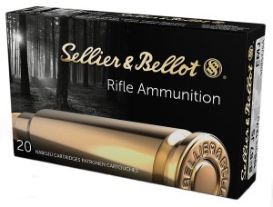 Sellier & Bellot SB857JSA 8mm Mauser Full Metal Jacket 196 Grain 20 Rounds