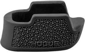 Hogue 18030 12RD Overmolded Rubber Grip-Extension Base Pad Black