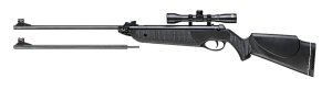 Beeman Black Club Combo Spring Piston Air Rifle 22 Caliber 1rd Shot 4x32mm