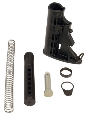 LBE Unlimited MILSTKKT AR-15 Mil-Spec 6-Position Stock Kit Black