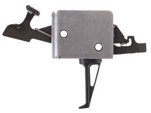 CMC 92504 AR-15 Drop-In Two-Stage Flat Trigger 2 lbs Black/Silver