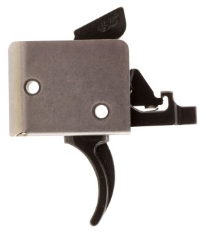 CMC Triggers 93502 Drop-In 2-Stage Curved Trigger 2-4 lb Black/Silver