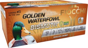 Fiocchi 123GB2 12 Gauge 3 in 1 3/8 oz Bismuth #2 10rd Box