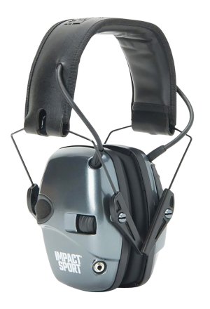 Howard Leight Impact Sport 22dB Gray/Black Small Over the Head R02532