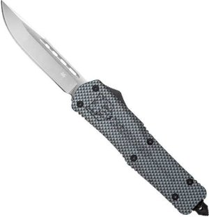CobraTec Knives FS3 OTF Carbon Fiber 3 In D2 Drop Point SCFFS3DNS