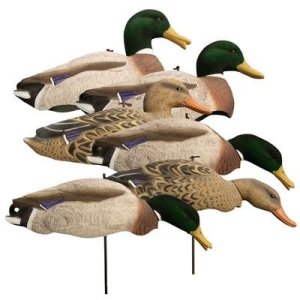 Higdon Outdoors 12034 Magnum Mallard Variety Pack Flocked Heads 6-Piece