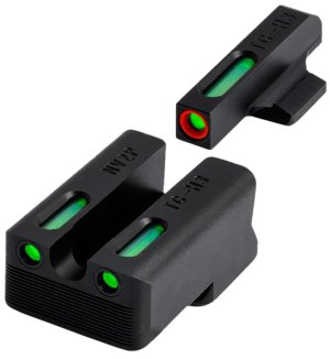 TruGlo TGTG13NV2PC TFX Pro Tritium Fiber Optic Sights for 1911 9mm/.40