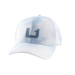 Huk Barb U 110 Performance Trucker Hat White Mesh Back Adjustable Snapback